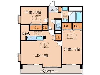 間取図 ルネス・サリ－ト