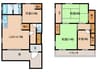 天道町戸建 4LDKの間取り