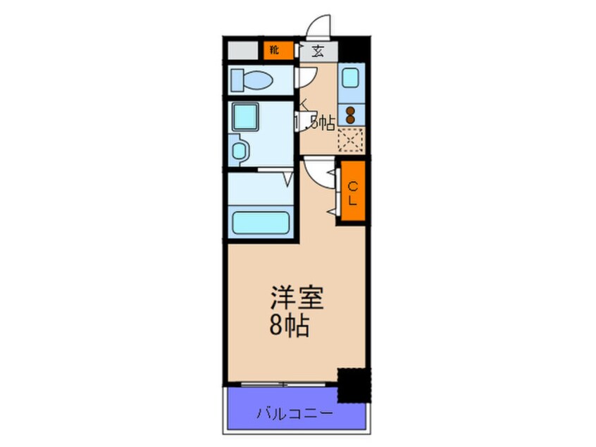 間取図 アルグラッド鷺洲