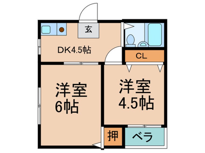 間取図 フォンタルノース