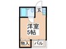 フォンタルノース 1Rの間取り