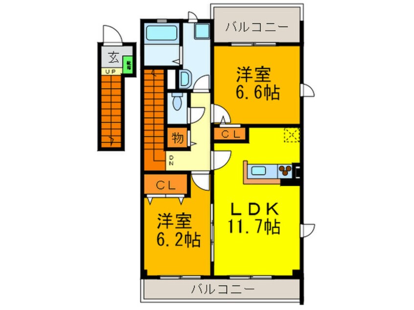 間取図 ミリオン志紀
