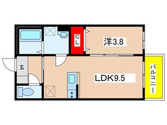 間取図 CRASTINE太秦安井北御所町