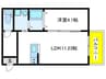 CRASTINE太秦安井北御所町 1LDKの間取り