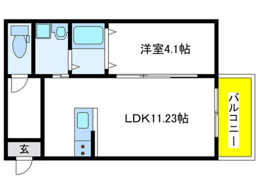 間取図 CRASTINE太秦安井北御所町