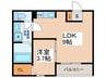 F+style藤井寺西古室 1LDKの間取り