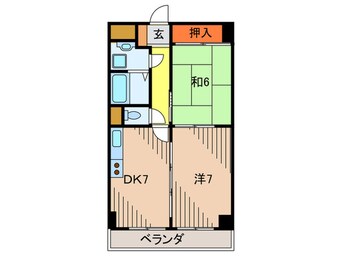 間取図 宝塚シャンテリ－ハイツ