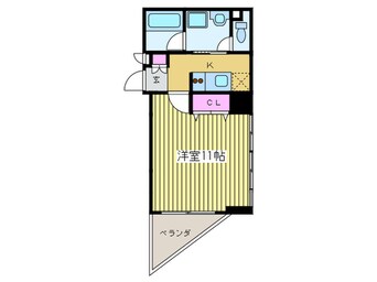 間取図 ル－セントオ－デン難波