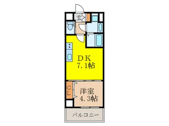 間取図 スプランディッド新大阪キャトル