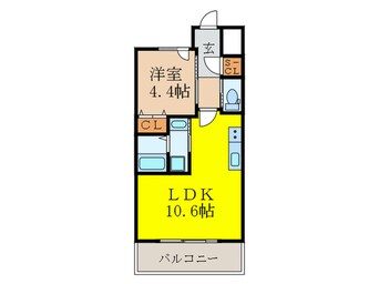 間取図 スプランディッド新大阪キャトル