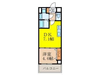 間取図 スプランディッド新大阪キャトル