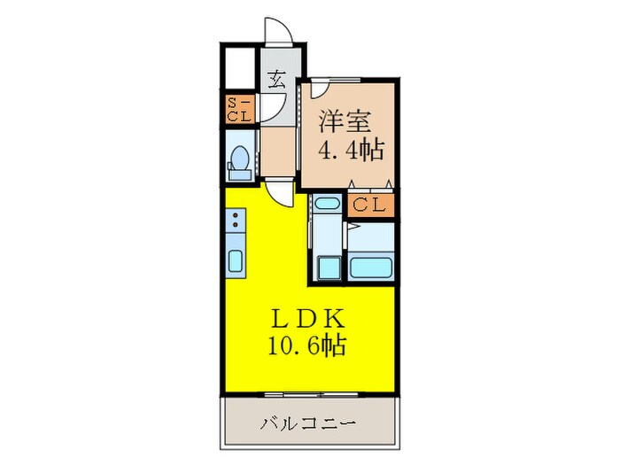 間取り図 スプランディッド新大阪キャトル