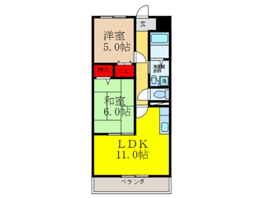 間取図 ノルテロ－ズ