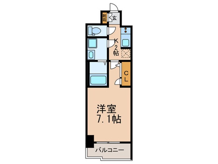 間取り図 S-RESIDENCE大阪九条North