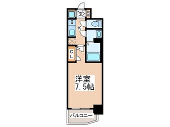 間取図 S-RESIDENCE大阪九条North