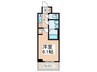 ｴｽﾘｰﾄﾞ弁天町NORTH RESIDENCE 1Kの間取り