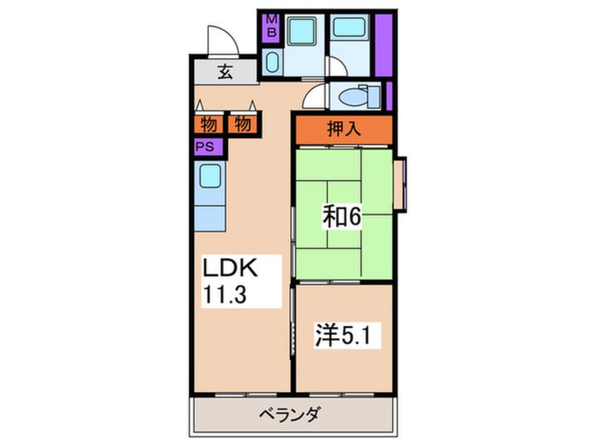 間取図 ベルデフロレアール