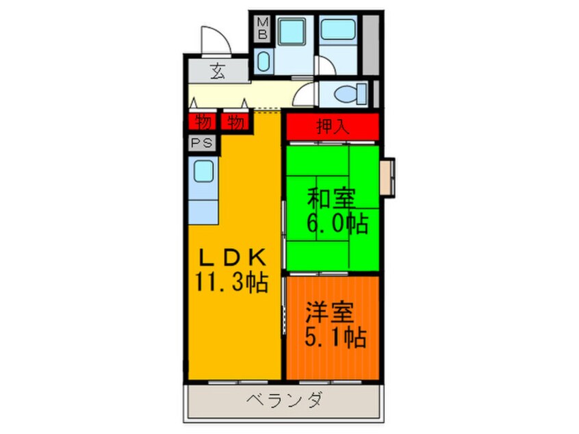 間取図 ベルデフロレアール