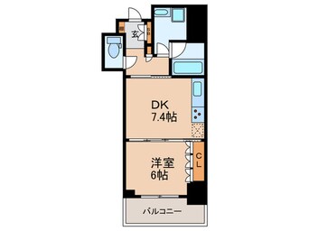 間取図 大阪ひびきの街ｻﾞ･ｻﾝｸﾀｽﾀﾜｰ(503)