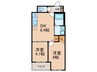ｍａｉｓｏｎ　Ｍ＆Ｗ 2DKの間取り