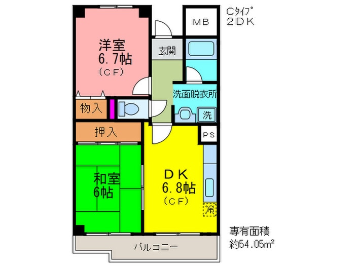 間取り図 ユマン蛍苑