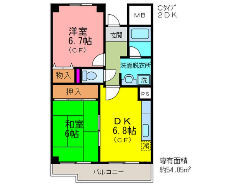 間取図 ユマン蛍苑