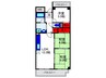 ユマン蛍苑 3LDKの間取り