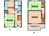 パ－ス宝塚 3DKの間取り