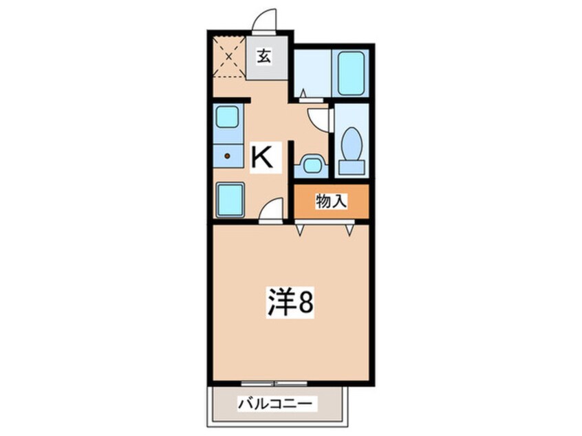 間取図 ｺﾝﾃﾞｨｼｰﾌﾟﾙ南が丘A棟