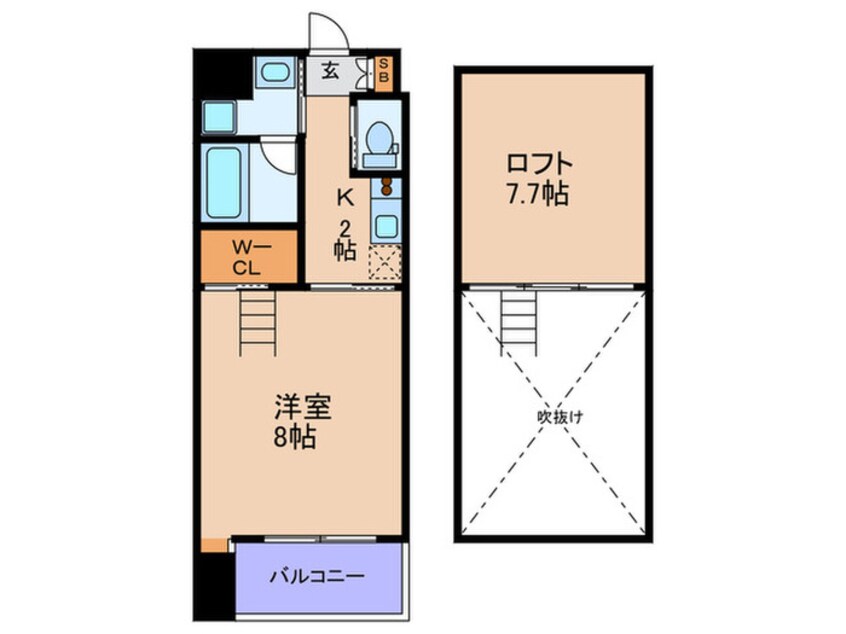 間取図 ＧＲＡＮＤ　ＦＯＲＣＥ