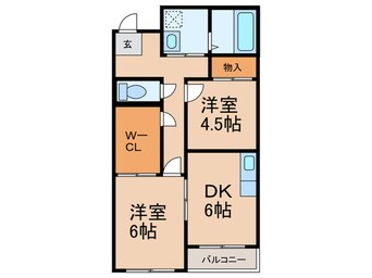 間取図 稗田マンション