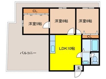 間取図 オ－ナ－ズマンション今川