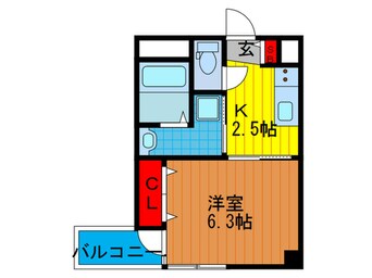 間取図 コルタ梅田