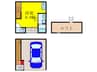 綾羽２丁目ガレージハウス 1Rの間取り