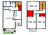 ベルホ－ム 3LDKの間取り