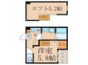 クレインリーベン藤森 1Kの間取り