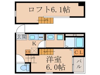 間取図 クレインリーベン藤森