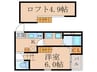 クレインリーベン藤森 1Kの間取り