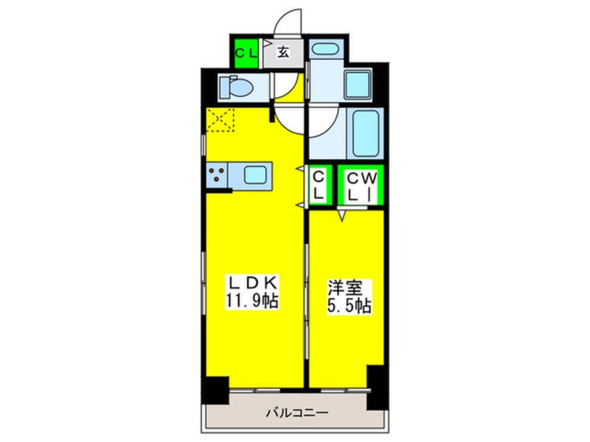 間取図 ステラ桜川