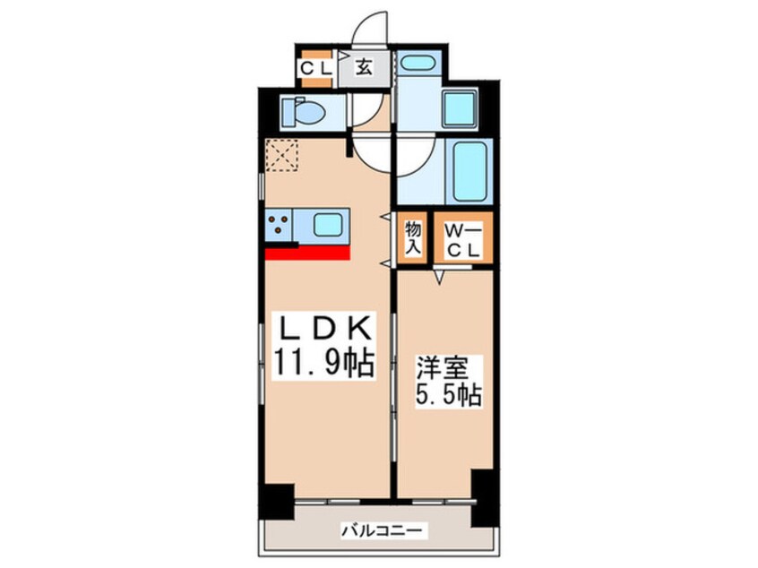 間取図 ステラ桜川