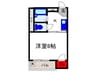 リヴェール豊中 1Kの間取り