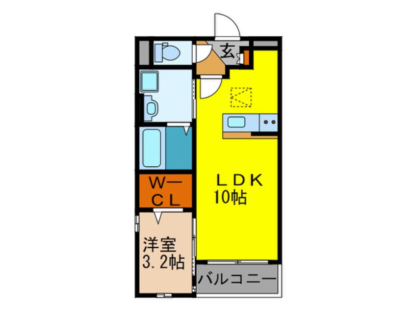 間取図 ルボアール箕面Ｃ棟