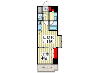 間取図 アーデン四ツ橋プライマリーワン