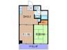 シンコ－メゾン扇町 2DKの間取り