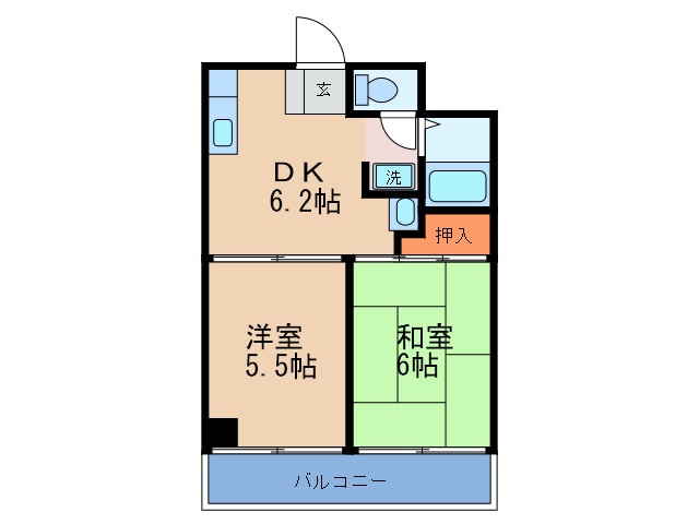 間取り図 シンコ－メゾン扇町