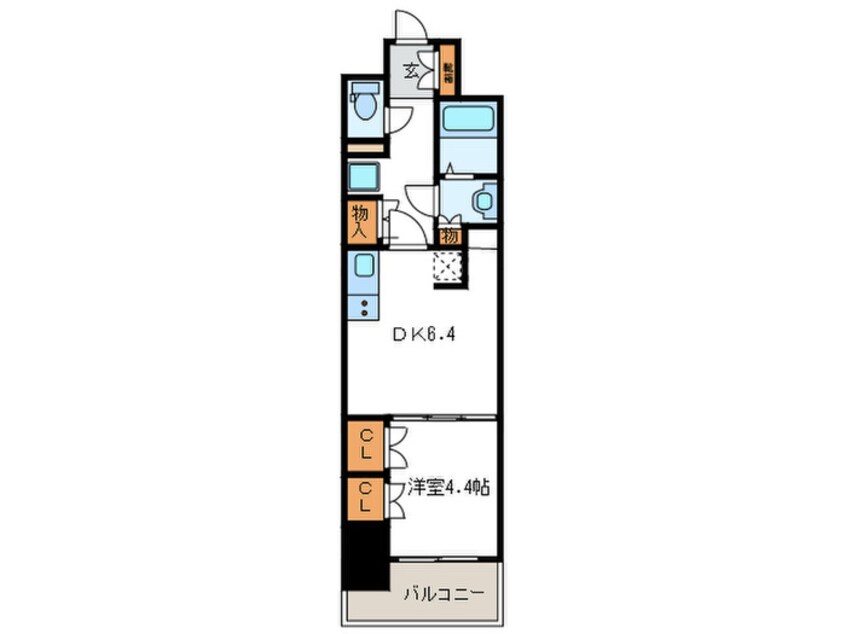 間取図 コンフォリア北堀江一丁目