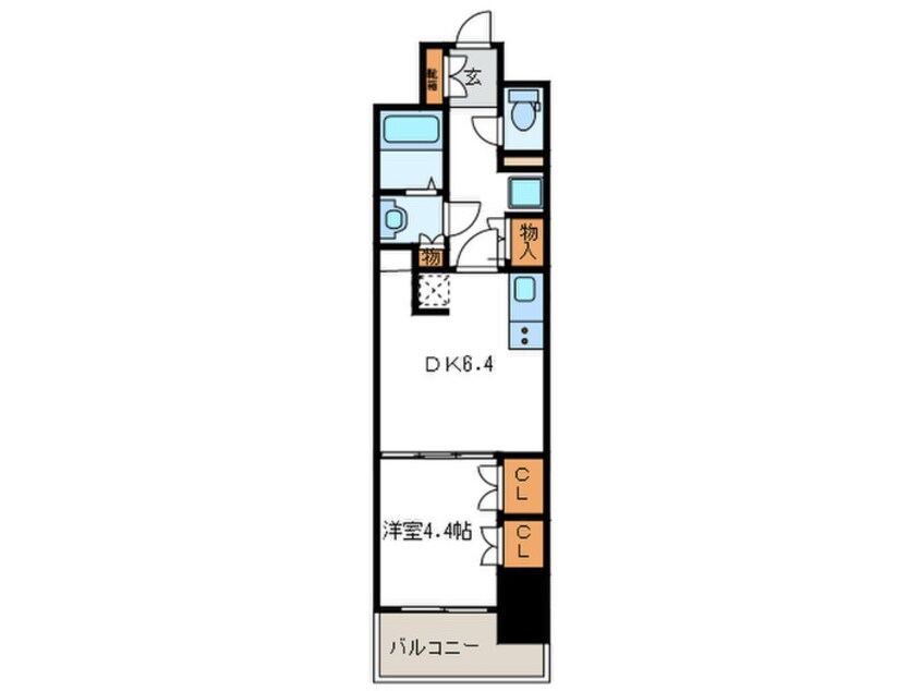 間取図 コンフォリア北堀江一丁目