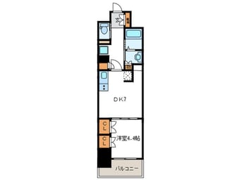 間取図 コンフォリア北堀江一丁目