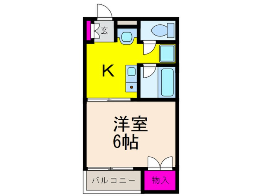 間取図 レジデンス摂津