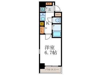 間取図 ﾌﾟﾚｻﾝｽ京都東山CityLife(201)